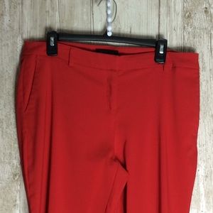 Rachel Zoe Red Skinny Ankle Pant Size 10